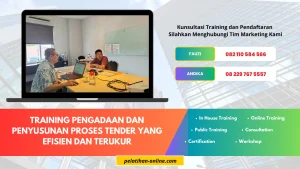 TRAINING PENGADAAN DAN PENYUSUNAN PROSES TENDER YANG EFISIEN DAN TERUKUR