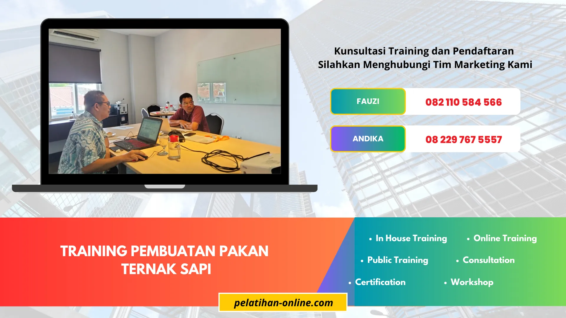 TRAINING PEMBUATAN PAKAN TERNAK SAPI