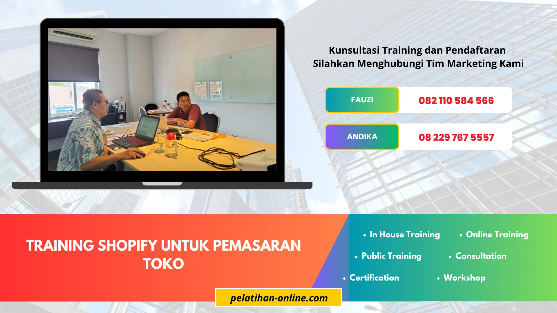 TRAINING SHOPIFY UNTUK PEMASARAN TOKO