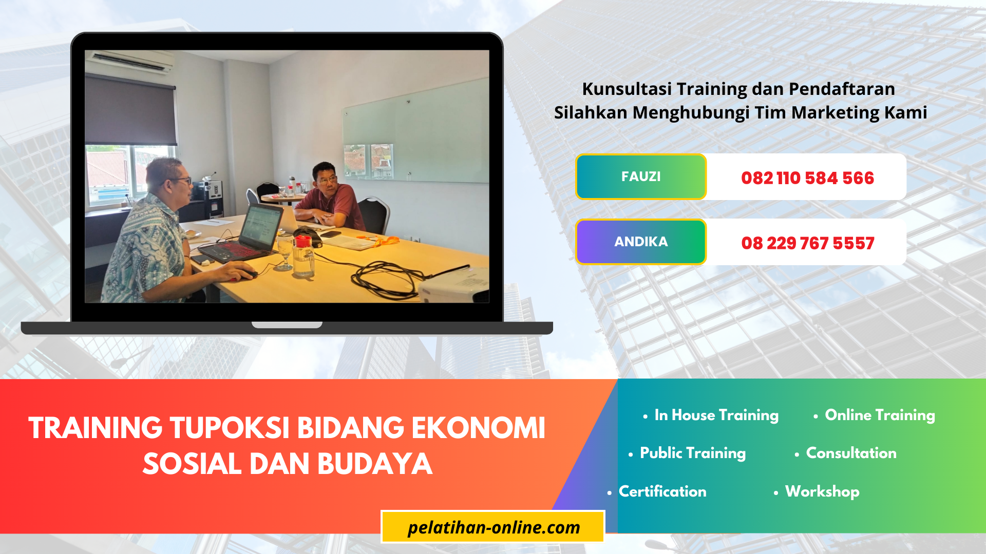 TRAINING TUPOKSI BIDANG EKONOMI SOSIAL DAN BUDAYA